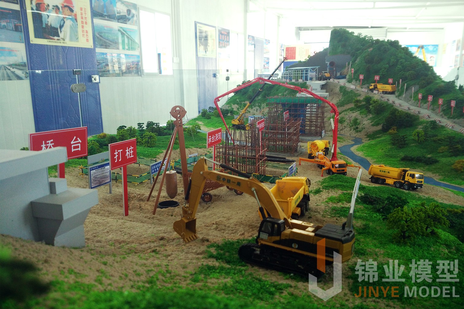 高鐵施工場(chǎng)景模型